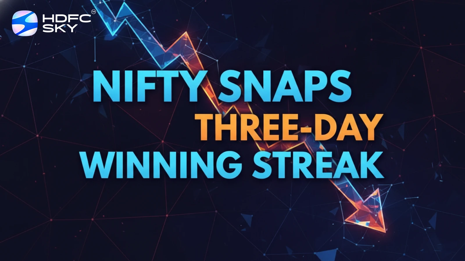 Nifty snaps three day winning streak