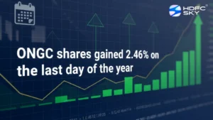 ONGC shares gained 2.46% on the last day of the year
