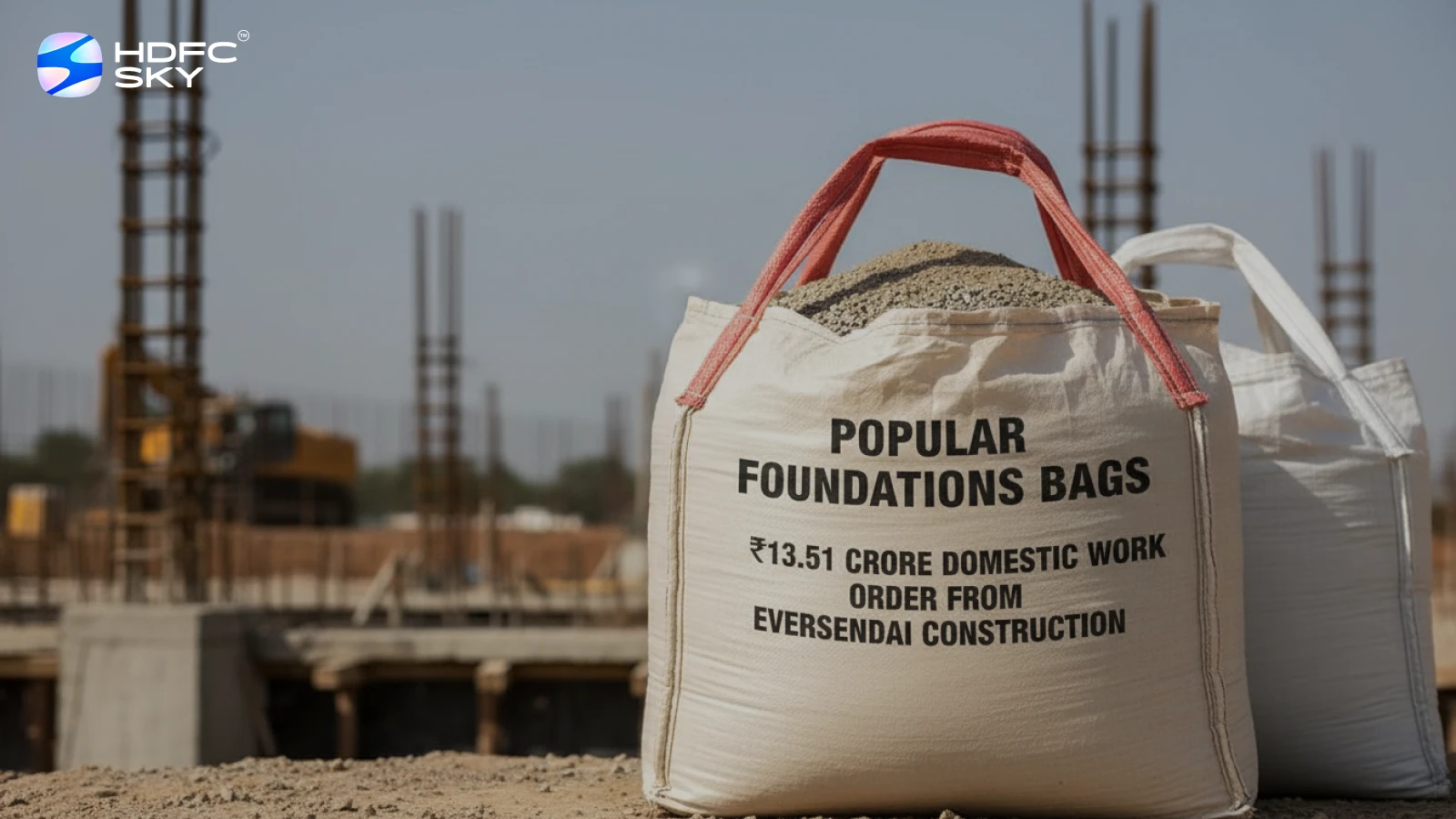 Popular Foundations Bags ₹13.51 Crore Domestic Work Order from Eversendai Construction