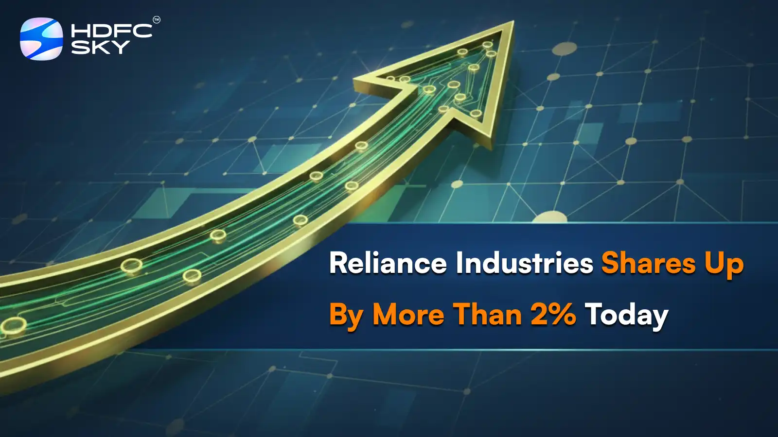 Reliance Industries shares up by more than 2% today