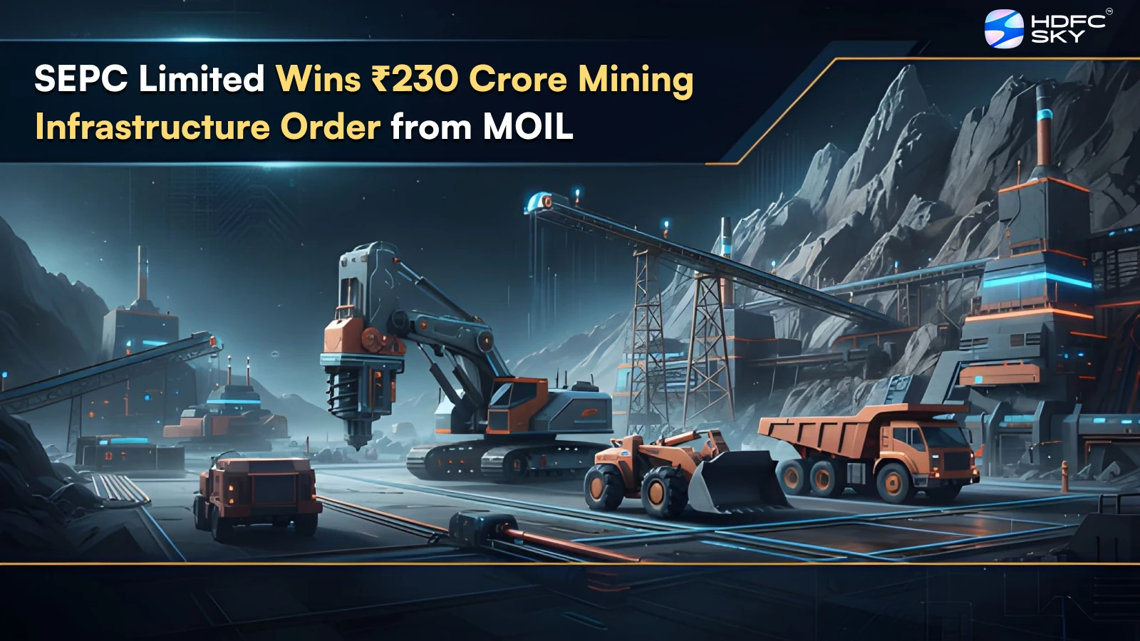 SEPC Li͏mited͏ Wins ₹230 Crore ͏Mining Infrastructure͏ ͏Order fr͏om MOIL 