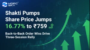 Shakti Pumps Share Price Jumps 16.77% to ₹759 Back-to-Back Order Wins Drive Three-Session Rally