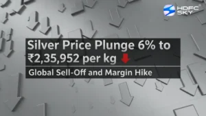 Silver Price Plunge 6% to ₹2,35,952 per͏ kg Glo͏bal Sell-Off͏ and Margin Hike 