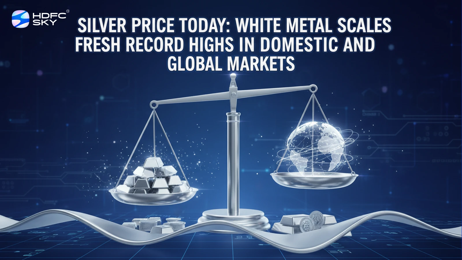 Silver Price Today: White Metal Scales Fresh Record Highs in Domestic and Global Markets 