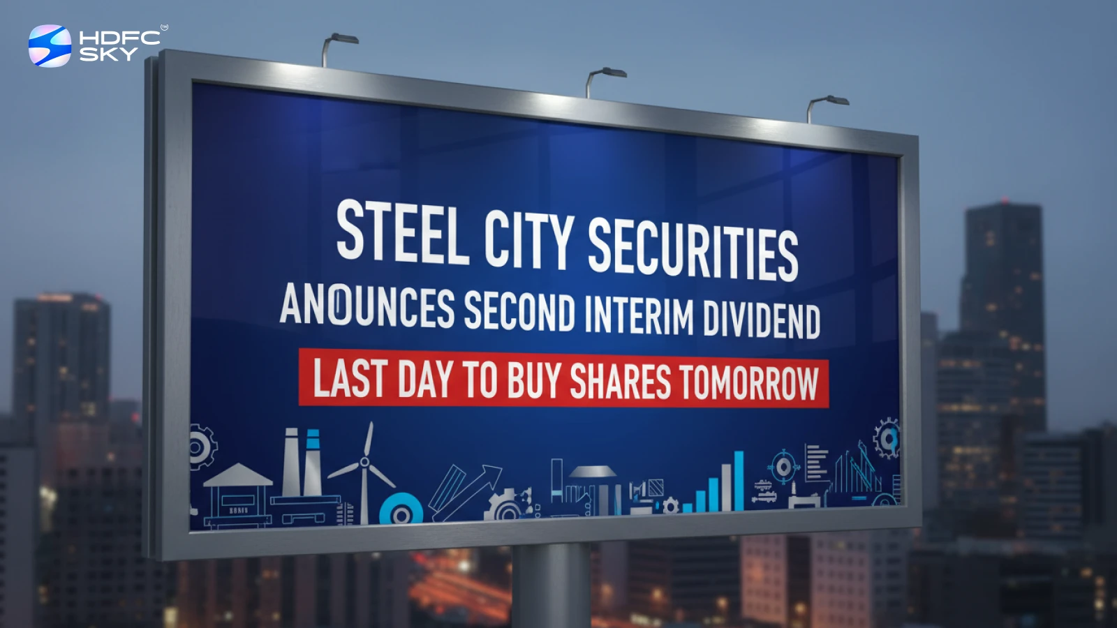 Steel City Securities Announces Second Interim Dividend; Last Day to Buy Shares Tomorrow