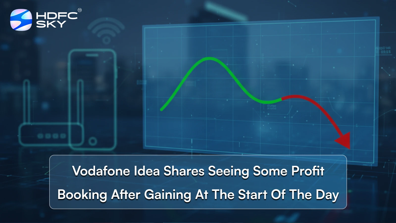 Vodafone Idea shares seeing some profit booking after gaining at the start of the day