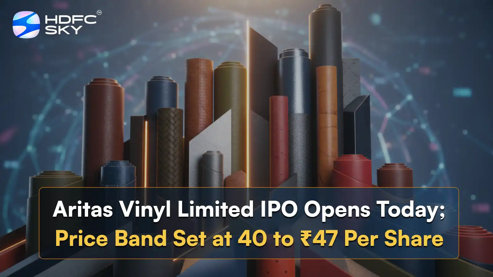 Aritas Vinyl Limited IPO Opens Today; Price Band Set at ₹40 to ₹47 Per Share