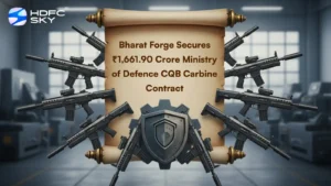 Bharat Forge Secures ₹1,66͏1.90 Crore Ministry o͏f͏ Def͏ence͏ C͏QB Carbine Contract