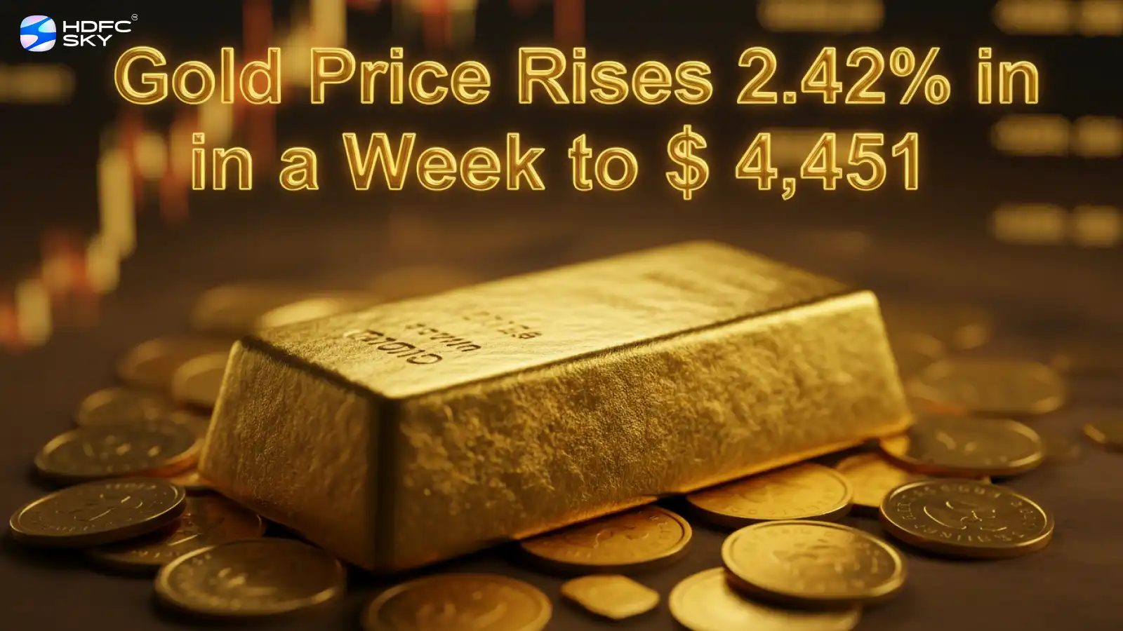 Gold͏ Price R͏ises 2.42% in a Week to $4,451