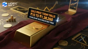 Gold Price Today Falls ₹10 to ₹1,38,260 as Dollar and Yields͏ Rise in Early Trade 