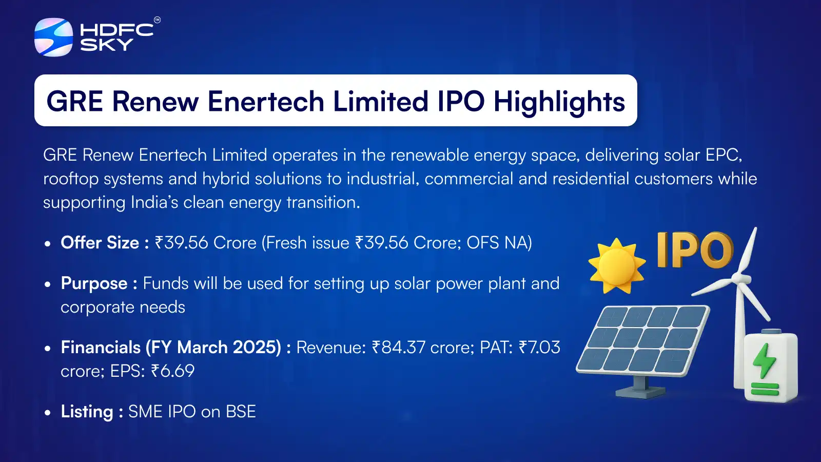 GRE Renew Enertech Limited