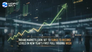 Indian Markets look set to surge to record levels in the new year's first full trading week