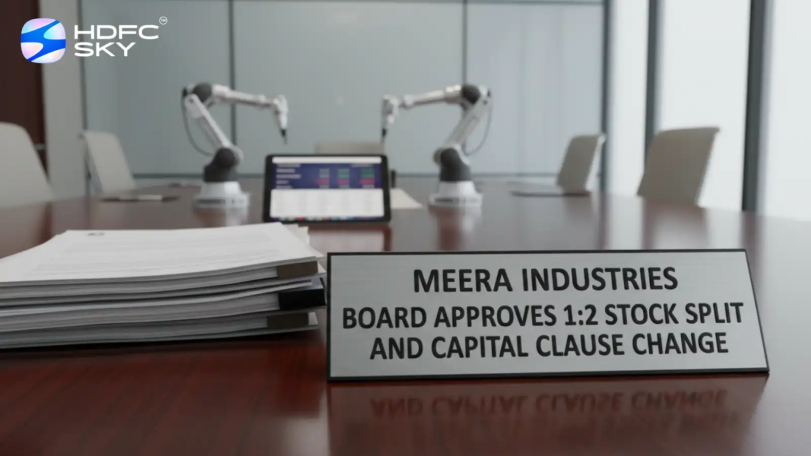 Meera Industries ͏Board Approves 1:2 S͏t͏ock Split and Capital Clause Change 