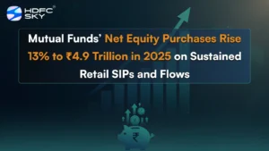 Mutual Funds’ Net ͏Equity Purchases Rise 1͏3͏% to ₹͏4.9 Trillion in 2025 ͏on Sustained Retail SIPs and͏ Flows 