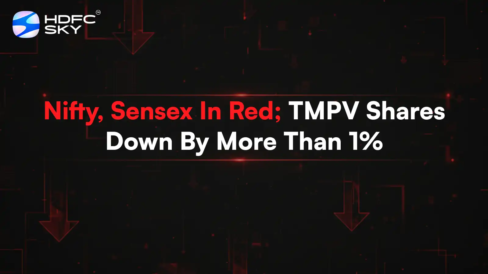 Nifty, Sensex in red; TMPV shares down by more than 1%
