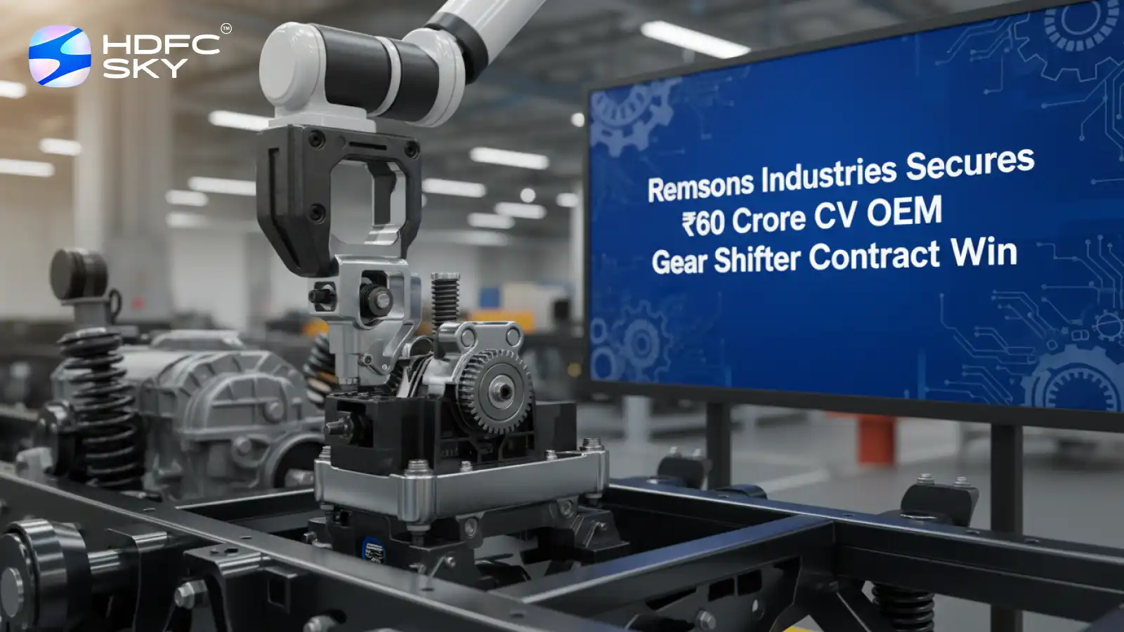 Remsons Industries Secures ₹60 Crore CV OE͏M Gear Shifter Contract Win 