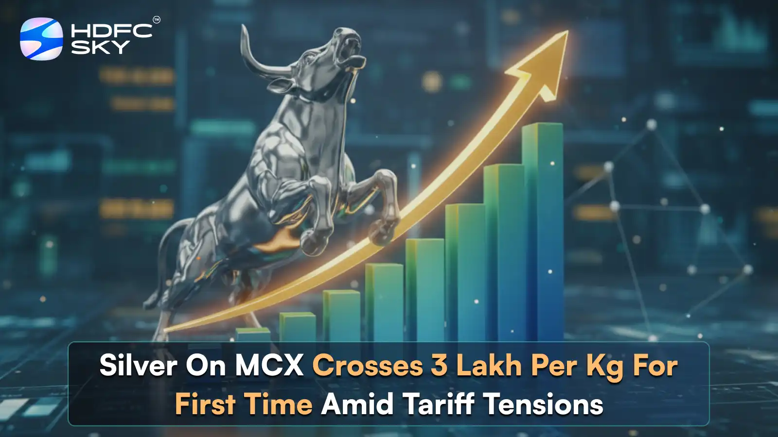 Silver On MCX Crosses ₹3 Lakh Per Kg For First Time Amid Tariff Tensions