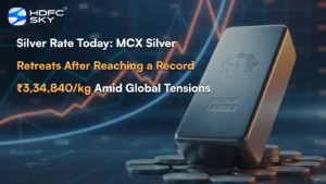Silver Rate Today: MCX Silver Retreats After Reaching a Record ₹3,34,840/kg Amid Global Tensions