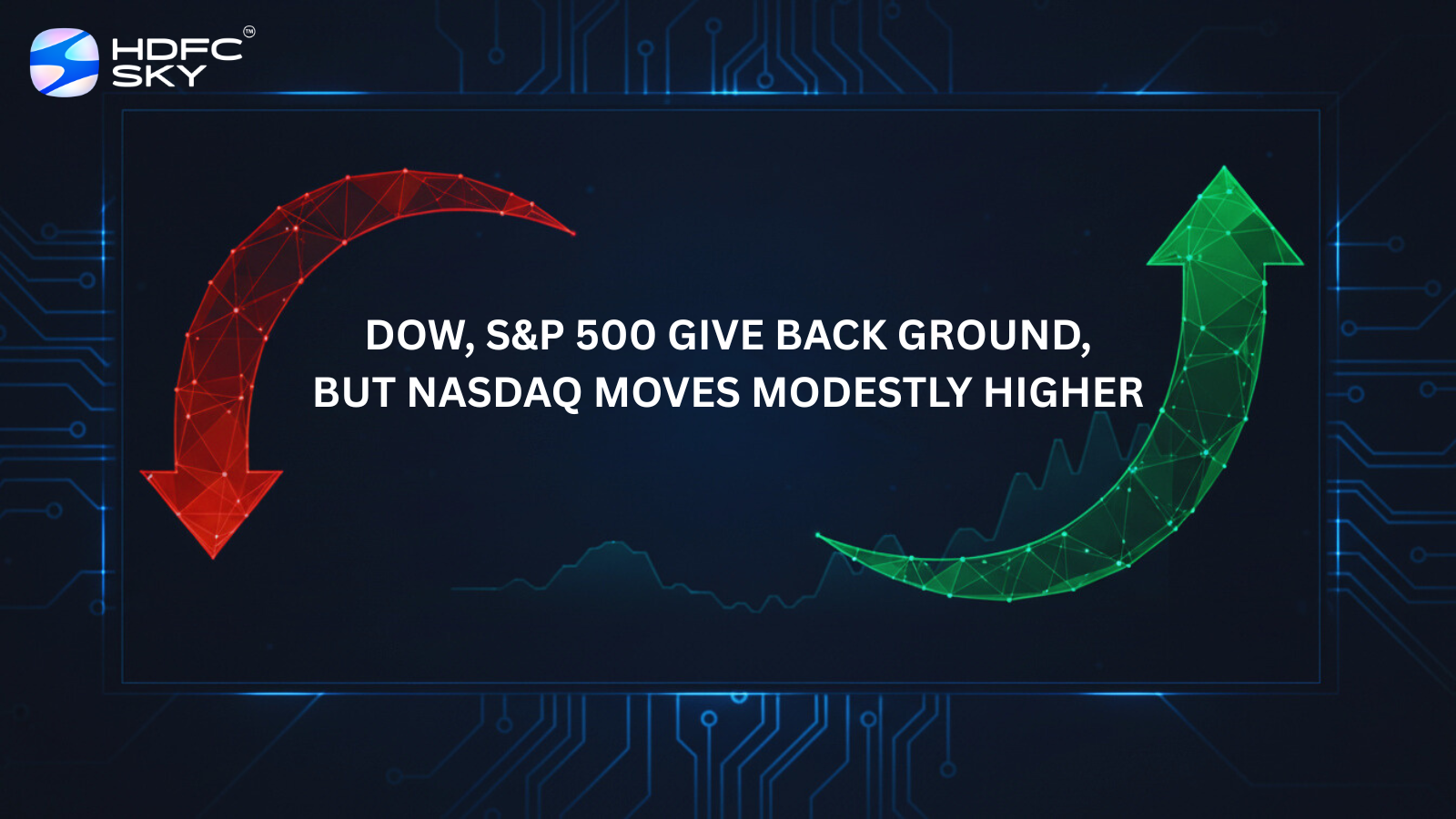 Dow, S&P 500 give back ground, but Nasdaq moves modestly higher