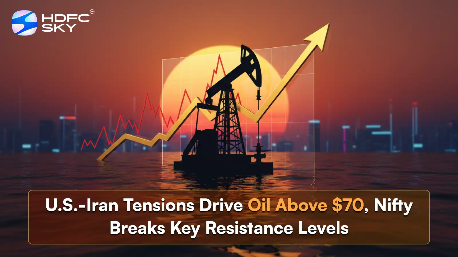 U.S.-Iran Tensions Drive Oil Above $70, Nifty Breaks Key Resistance Levels