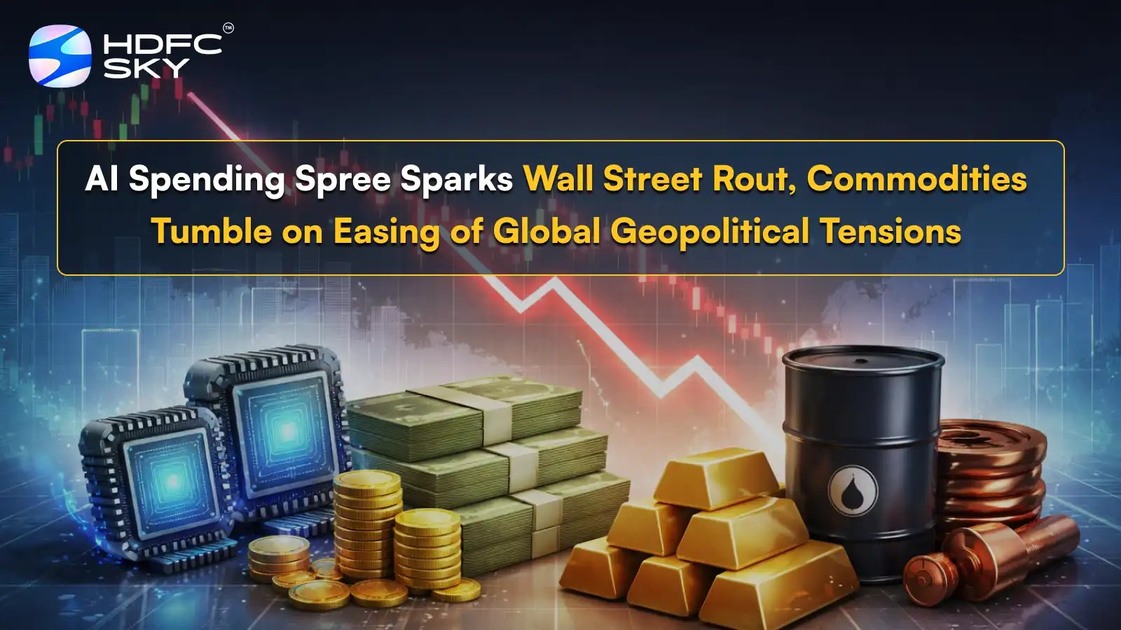 AI Spending Spree Sparks Wall Street Rout, Commodities Tumble on Easing of Global Geopolitical Tensions