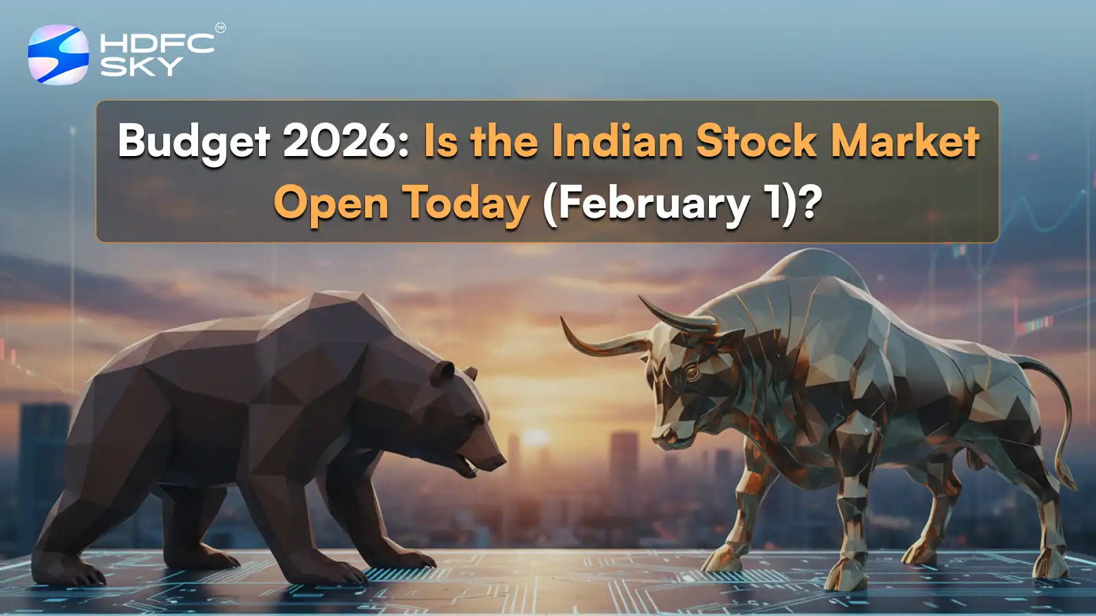 Budget 2026: Is the Indian Stock Market Open Today (February,1 2026)? 