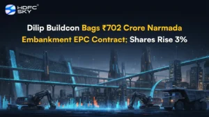 Dilip Buildcon Bags ₹702 Crore Narmada Embankment EPC Contract; Shares Rise 3%