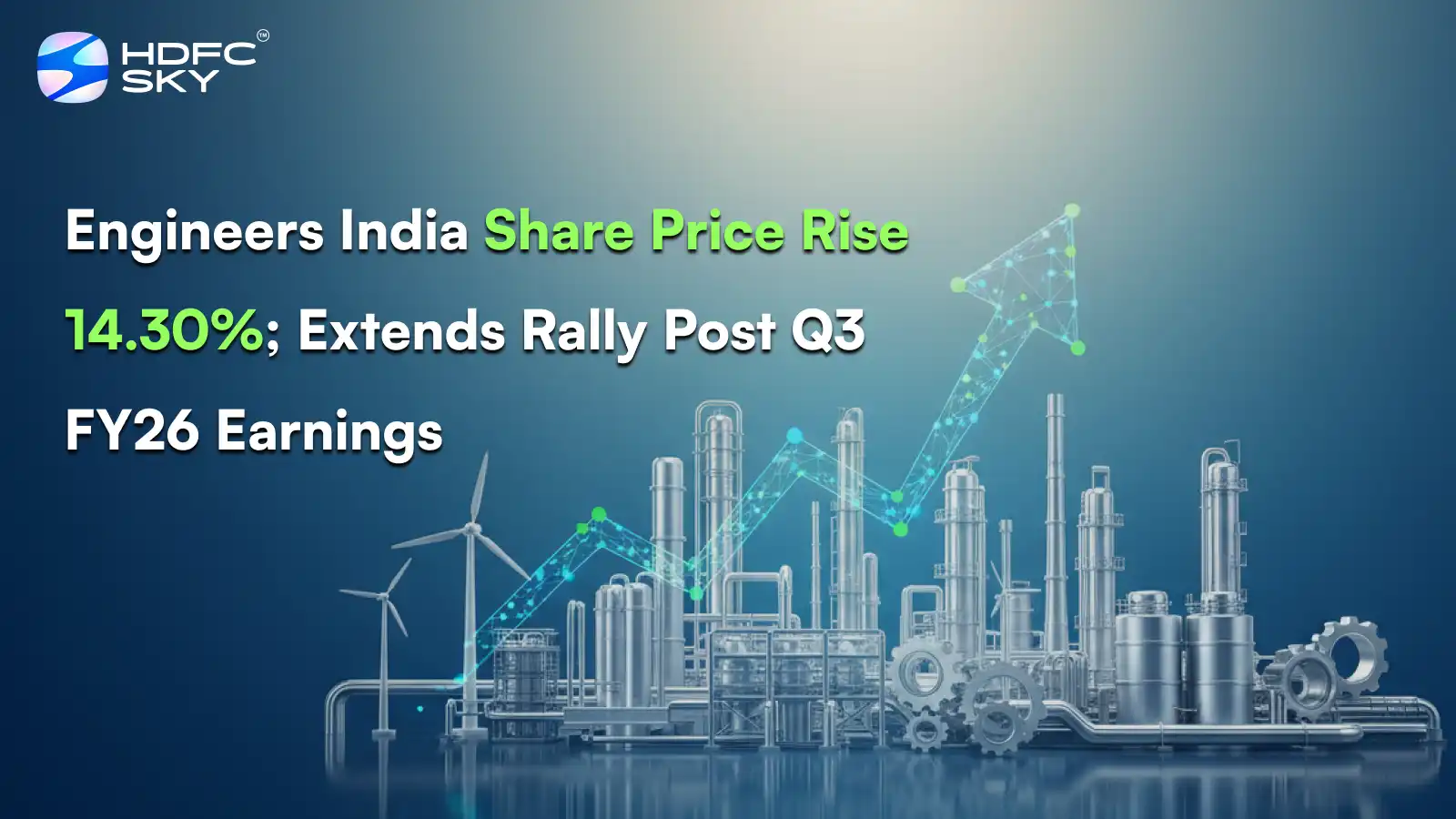 Engineers India Share Price Rise 14.30%; Extends Rally Post Q3 FY26 Earnings