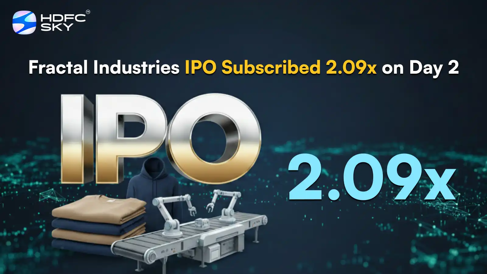 Fractal Industries IPO Subscribed 2.09x on Day 2