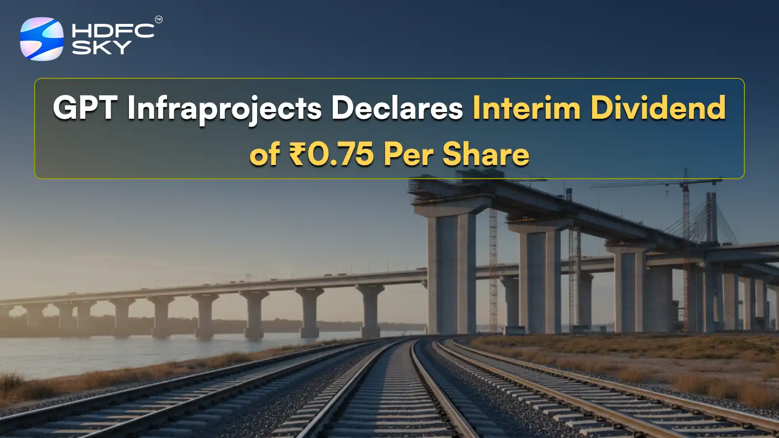 GPT Infraprojects Declares Interim Dividend of ₹0.75 Per Share 
