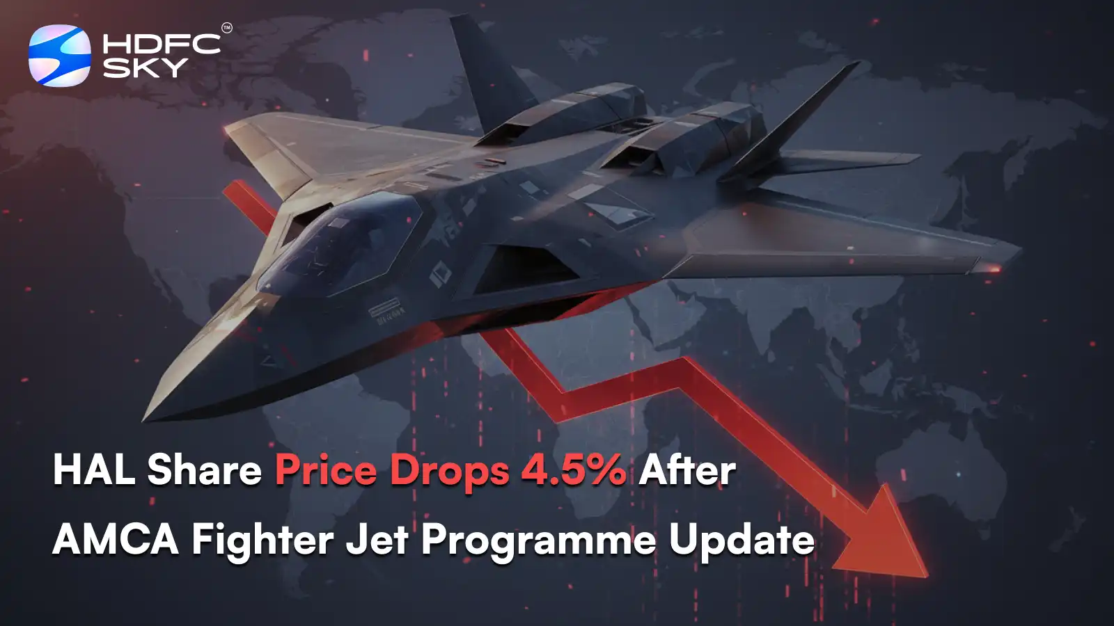 HAL Share Price Drops 4.5% After AMCA Fighter Jet Programme Update