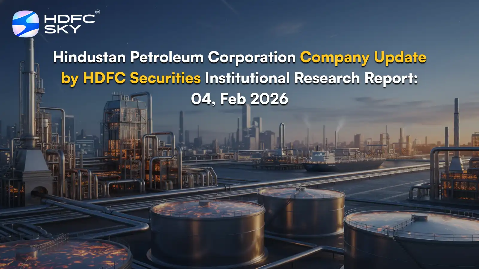 Hindustan Petroleum Corporation Company Update by HDFC Securities Institutional Research Report: 04, Feb 2026