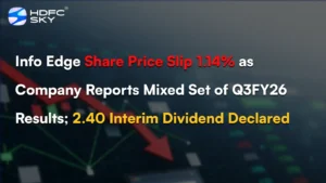 Info Edge Share Price Slip 1.14% as Company Reports Mixed Set of Q3FY26 Results; ₹2.40 Interim Dividend Declared