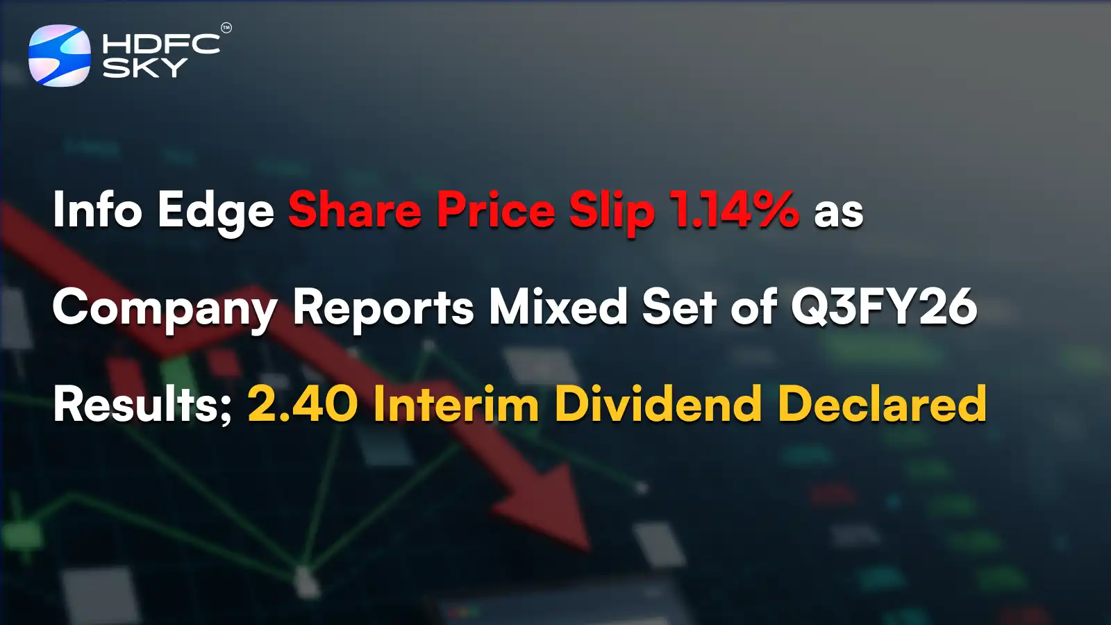 Info Edge Share Price Slip 1.14% as Company Reports Mixed Set of Q3FY26 Results; ₹2.40 Interim Dividend Declared