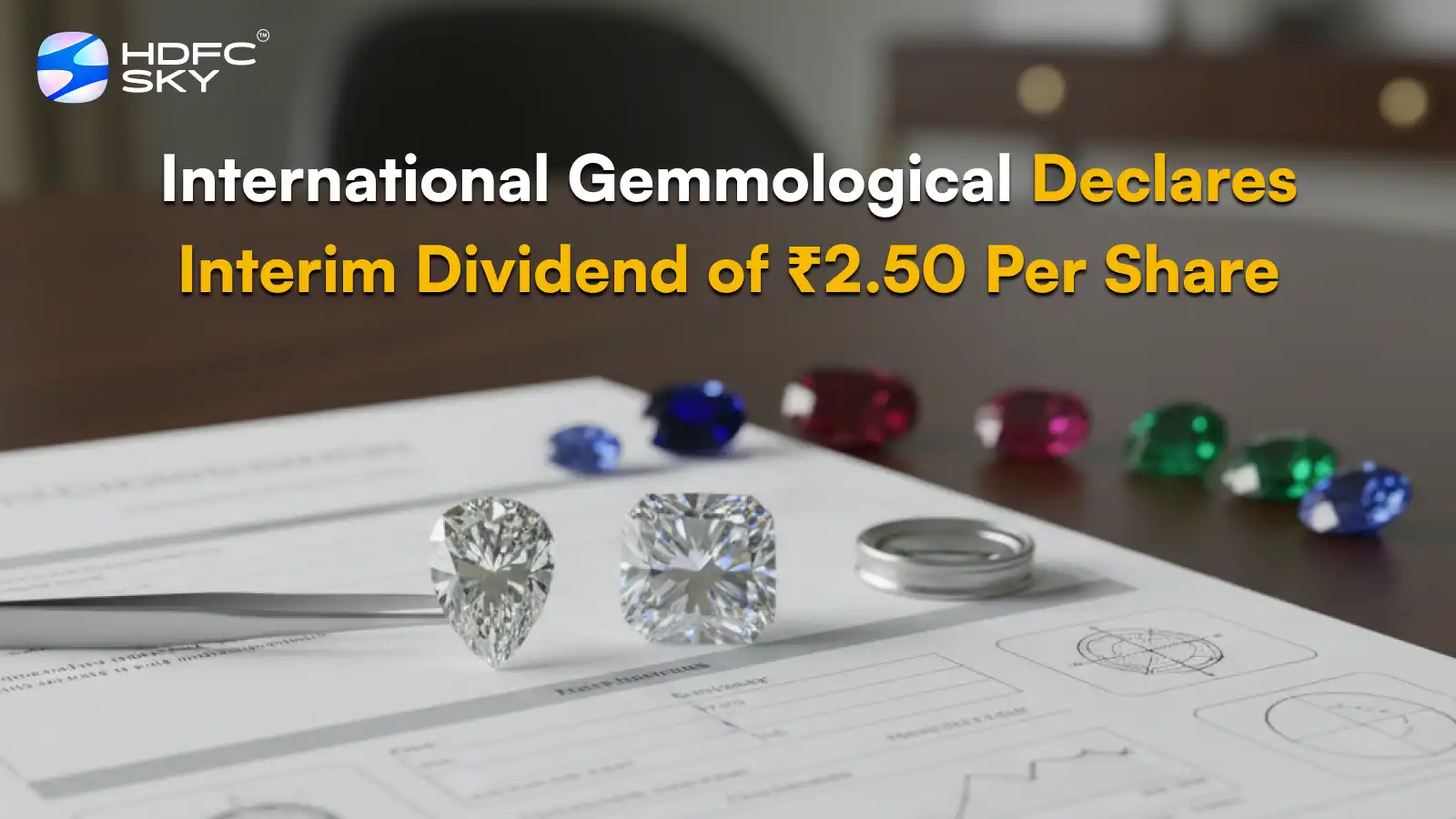 International Gemmological Declares Interim Dividend of ₹2.50 Per Share