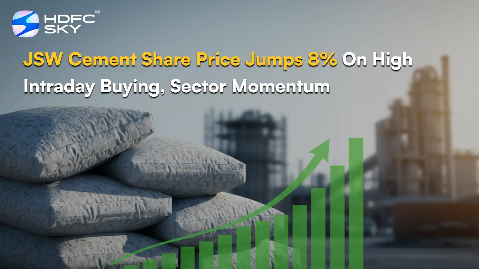 JSW Cement Share Price Jumps 8% On High Intraday Buying, Sector Momentum