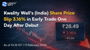 Kwality Wall’s (India) Share Price Slip 3.16% in Early Trade One Day After Debut 