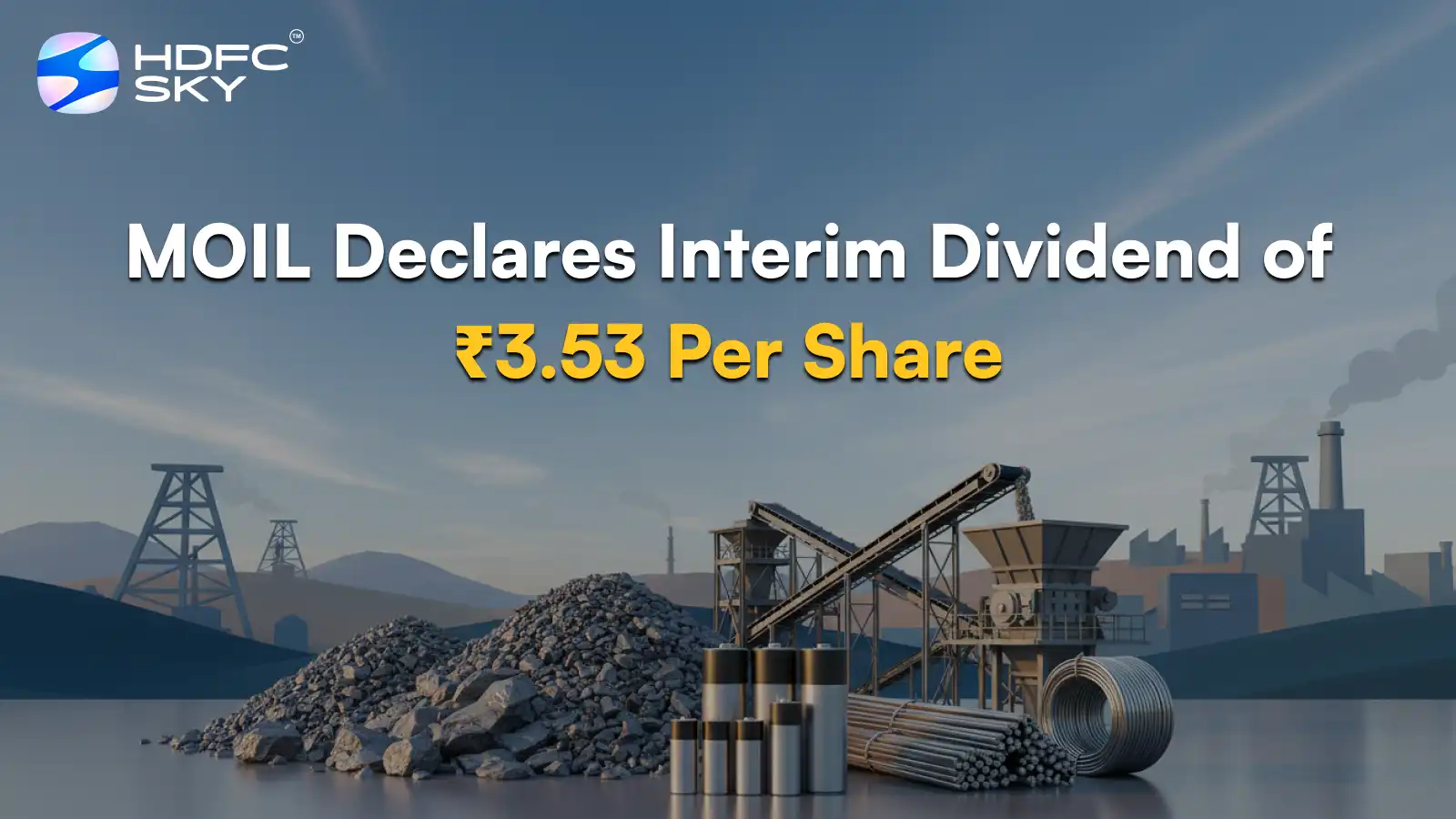 MOIL Declares Interim Dividend of ₹3.53 Per Share