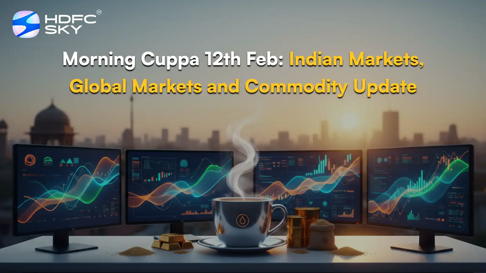Morning Cuppa 13th Feb: Indian Markets, Global Markets and Commodity Update