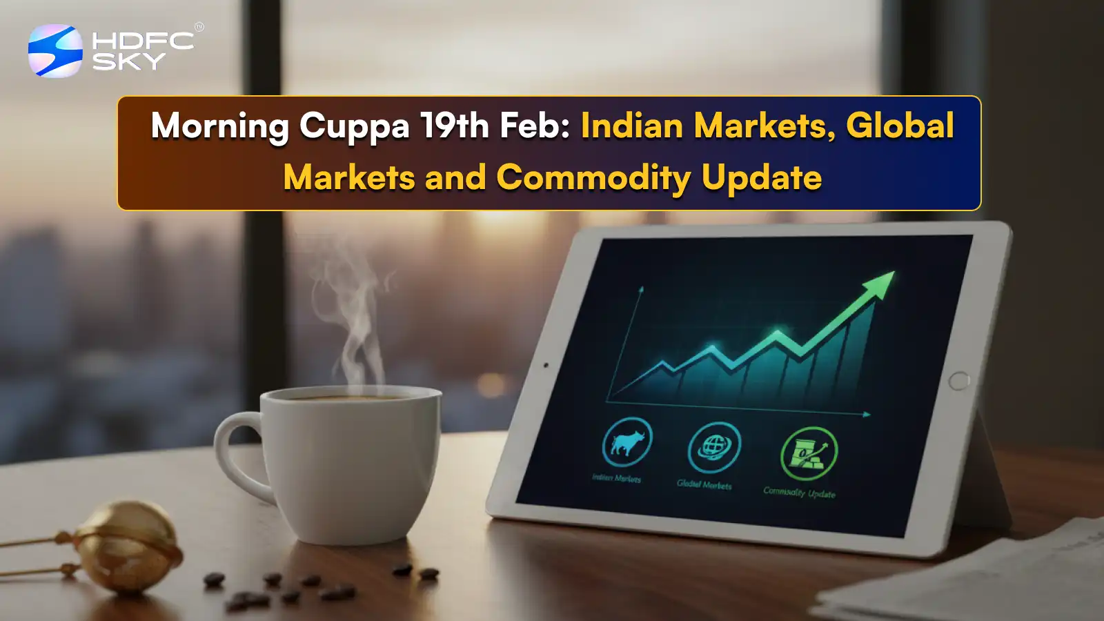 Morning Cuppa 19th Feb: Indian Markets, Global Markets and Commodity Update
