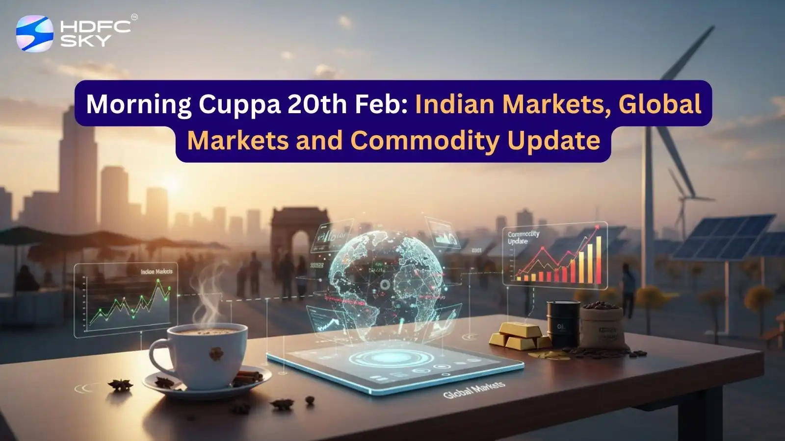 Morning Cuppa 20th Feb: Indian Markets, Global Markets and Commodity Update
