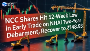 NCC Shares Hit 52-Week Low in Early Trade on NHAI Two-Year Debarment, Recover to ₹148.93