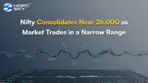 Nifty Consolidates Near 26,000 as Market Trades in a Narrow Range