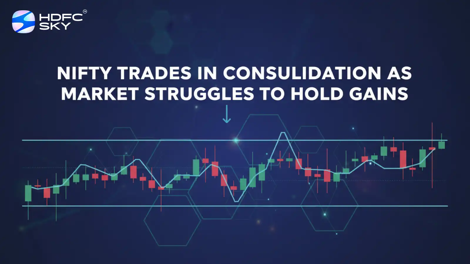 Nifty Trades in Consolidation as Market Struggles to Hold Gains