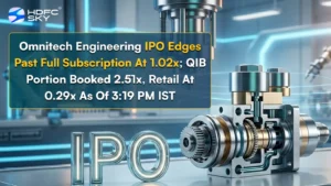Omnitech Engineering IPO Edges Past Full Subscription At 1.02x; QIB Portion Booked 2.51x, Retail At 0.29x 