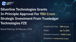 Silverline Technologies Grants In-Principle Approval for ₹80 Crore Strategic Investment from Trueledger Technologies FZE