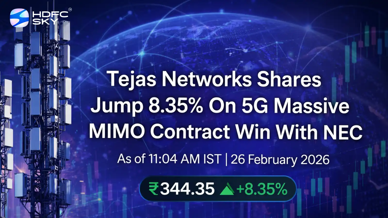 Tejas Networks Signs Contract With NEC, Share Price Jump 8.35%