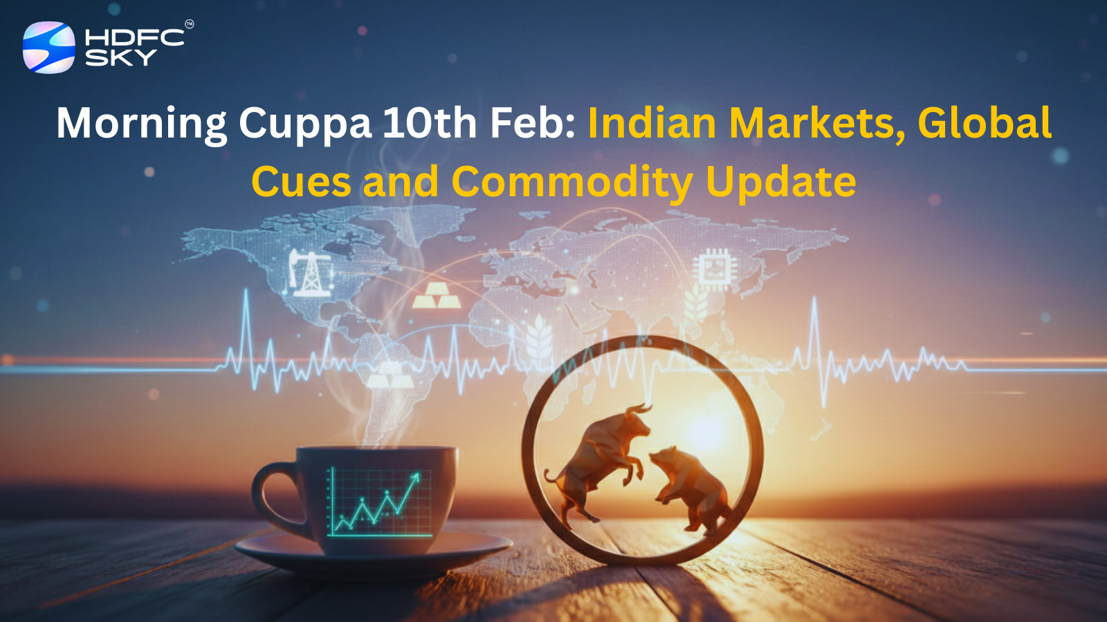 Morning Cuppa 10th Feb: Indian Markets, Global Cues and Commodity Update