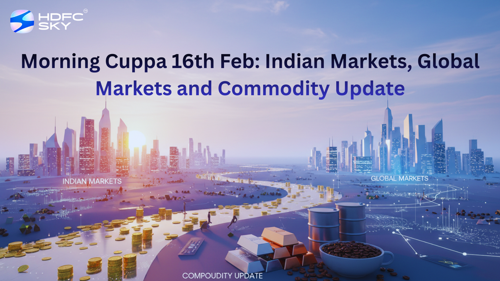 Morning Cuppa 16th Feb: Indian Markets, Global Markets and Commodity Update
