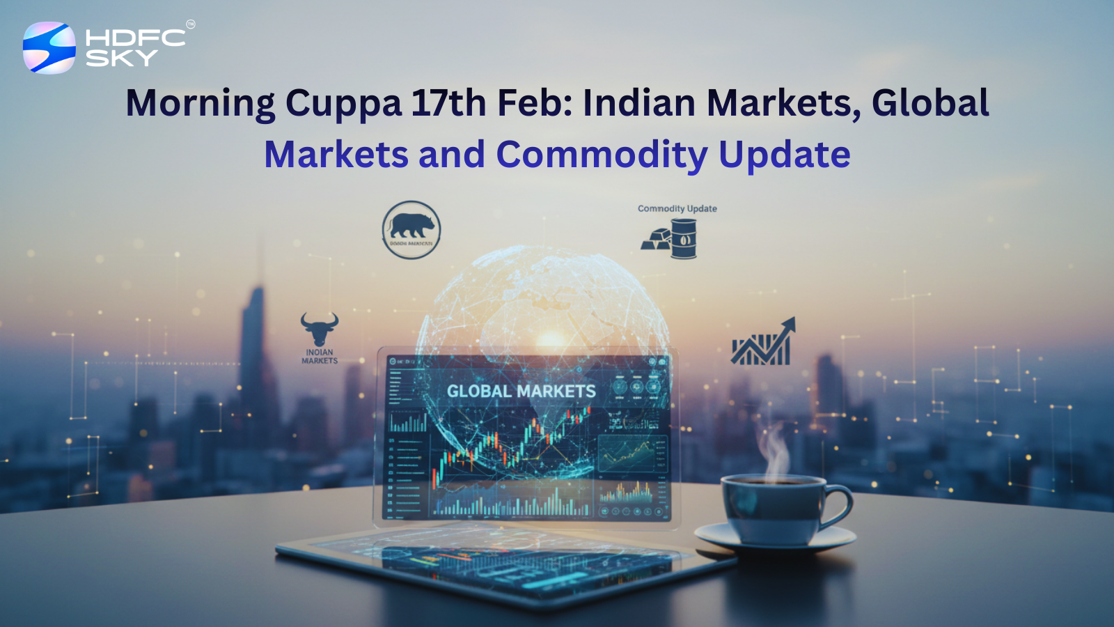 Morning Cuppa 17th Feb: Indian Markets, Global Markets and Commodity Update